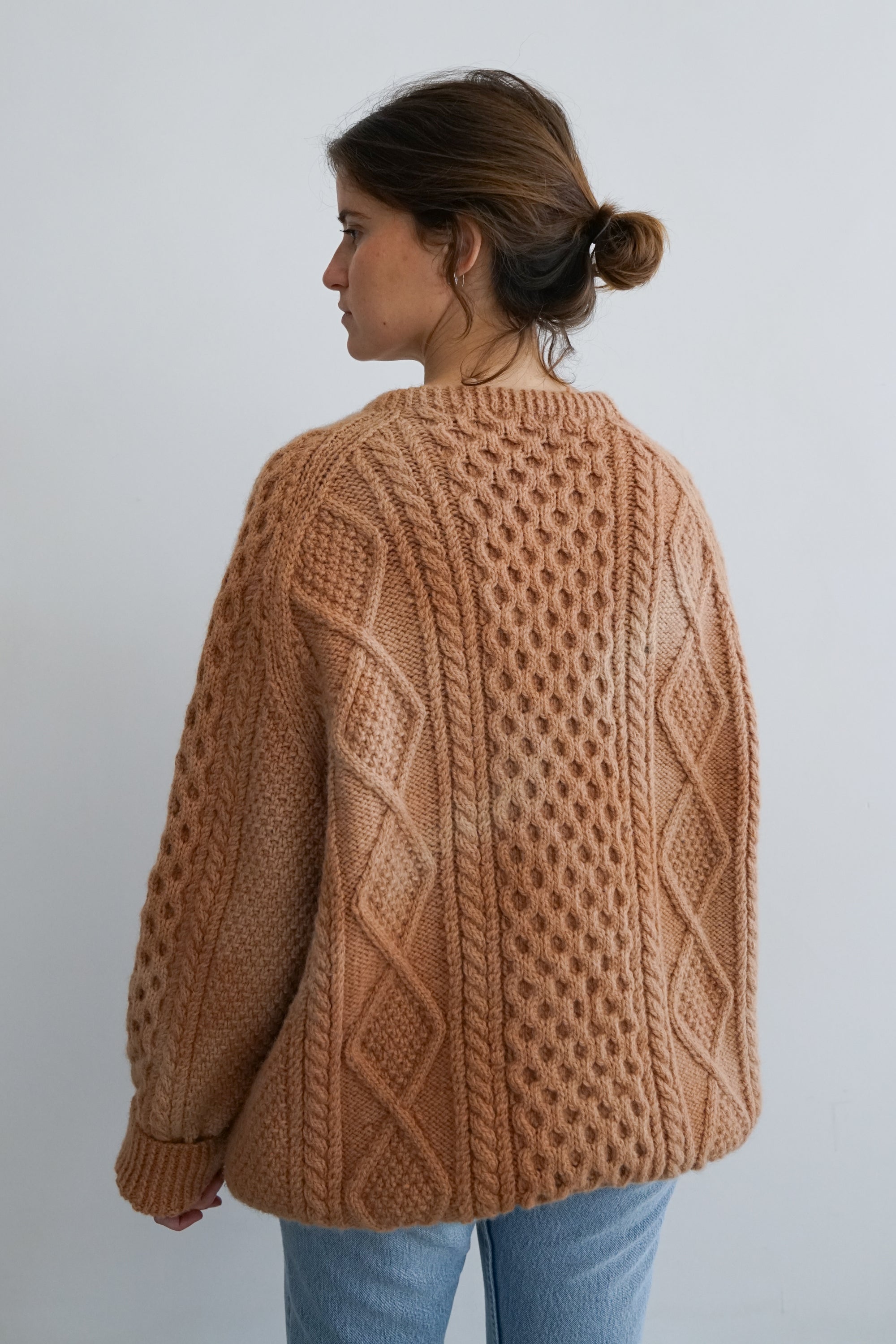 Cutch Dye Vintage Fisherman Knit Sweater