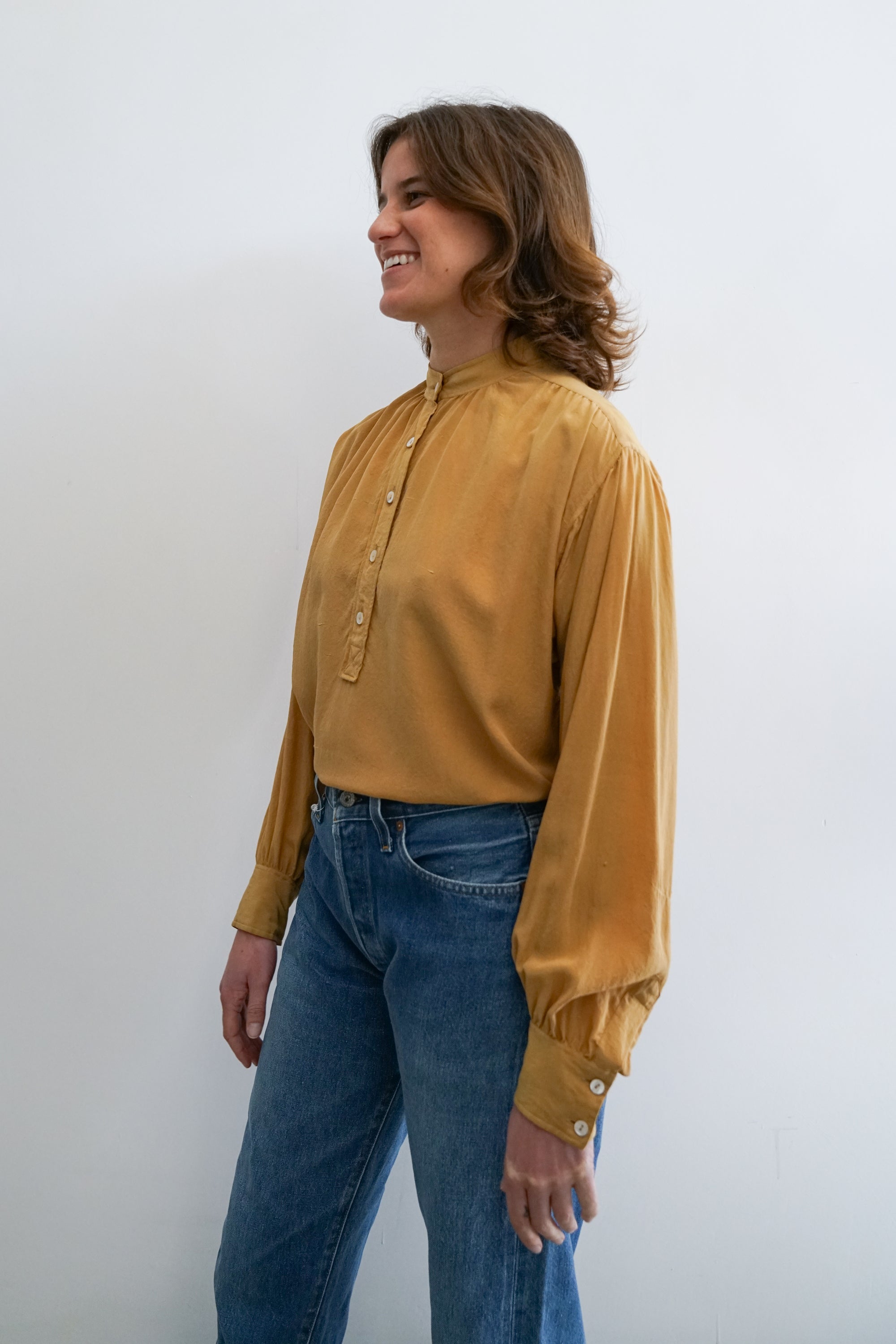 70s Yves Saint Laurent Silk Blouse