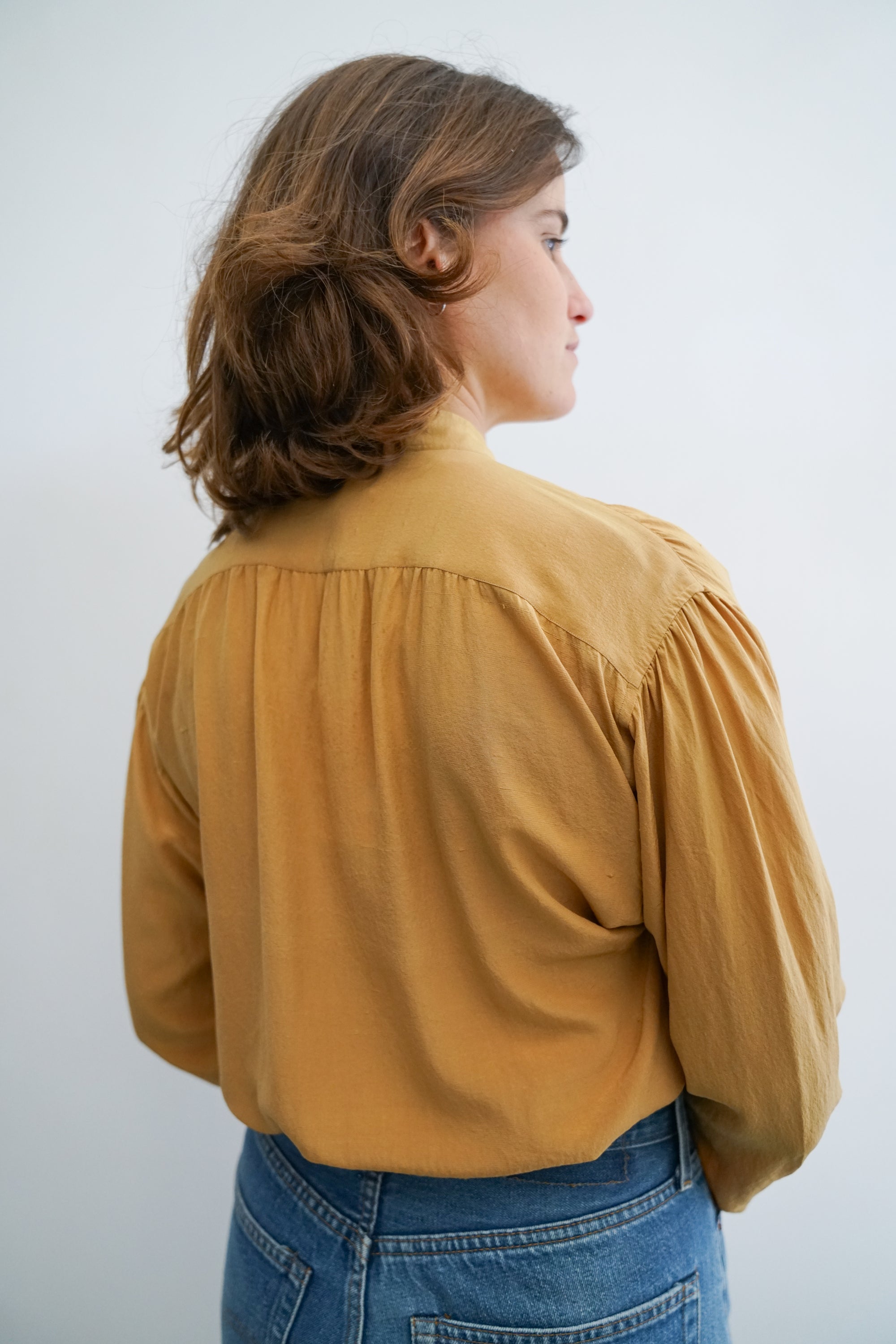 70s Yves Saint Laurent Silk Blouse