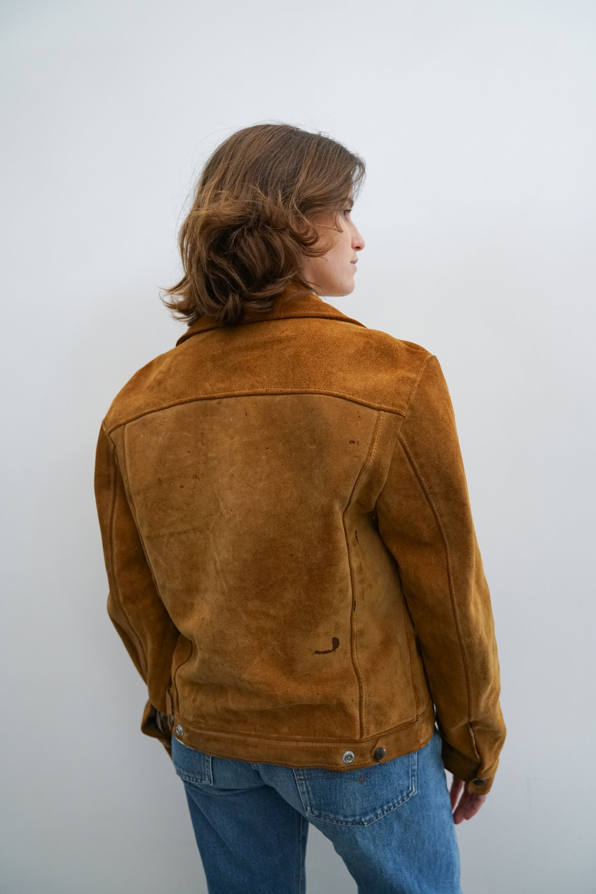 70s Schott Bros. Rancher Suede Jacket