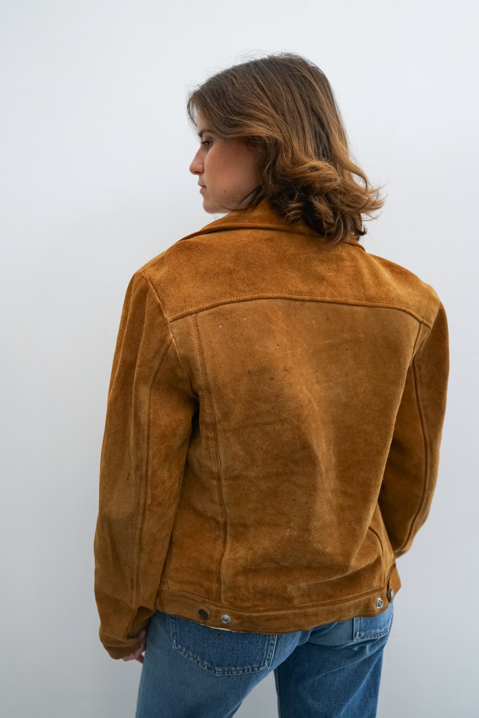 70s Schott Bros. Rancher Suede Jacket