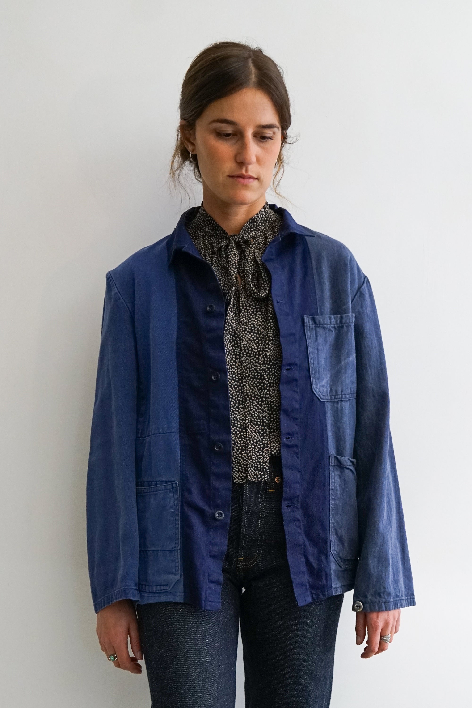 Repaired + Reworked Vintage Euro Workwear Jacket