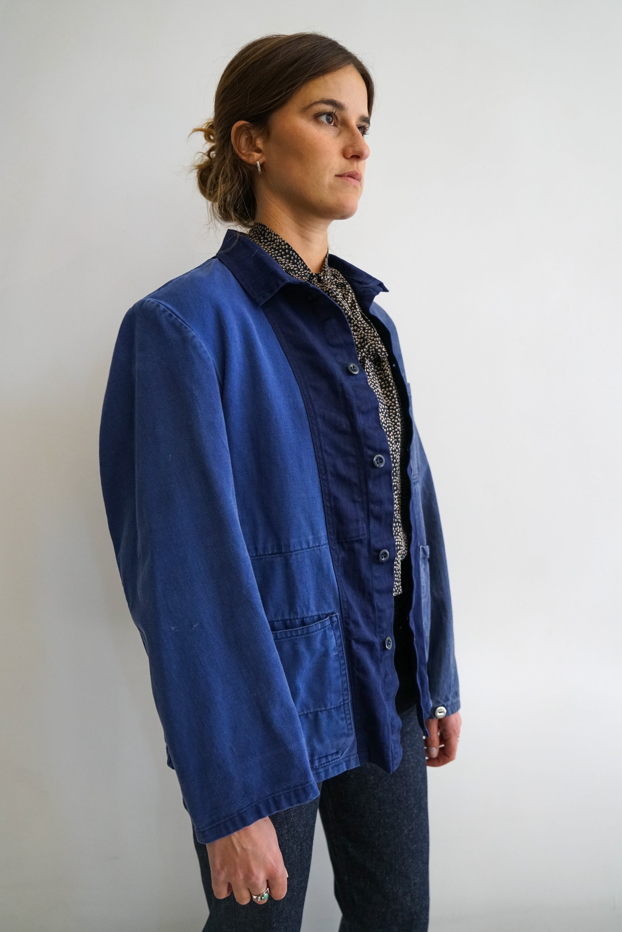 Repaired + Reworked Vintage Euro Workwear Jacket