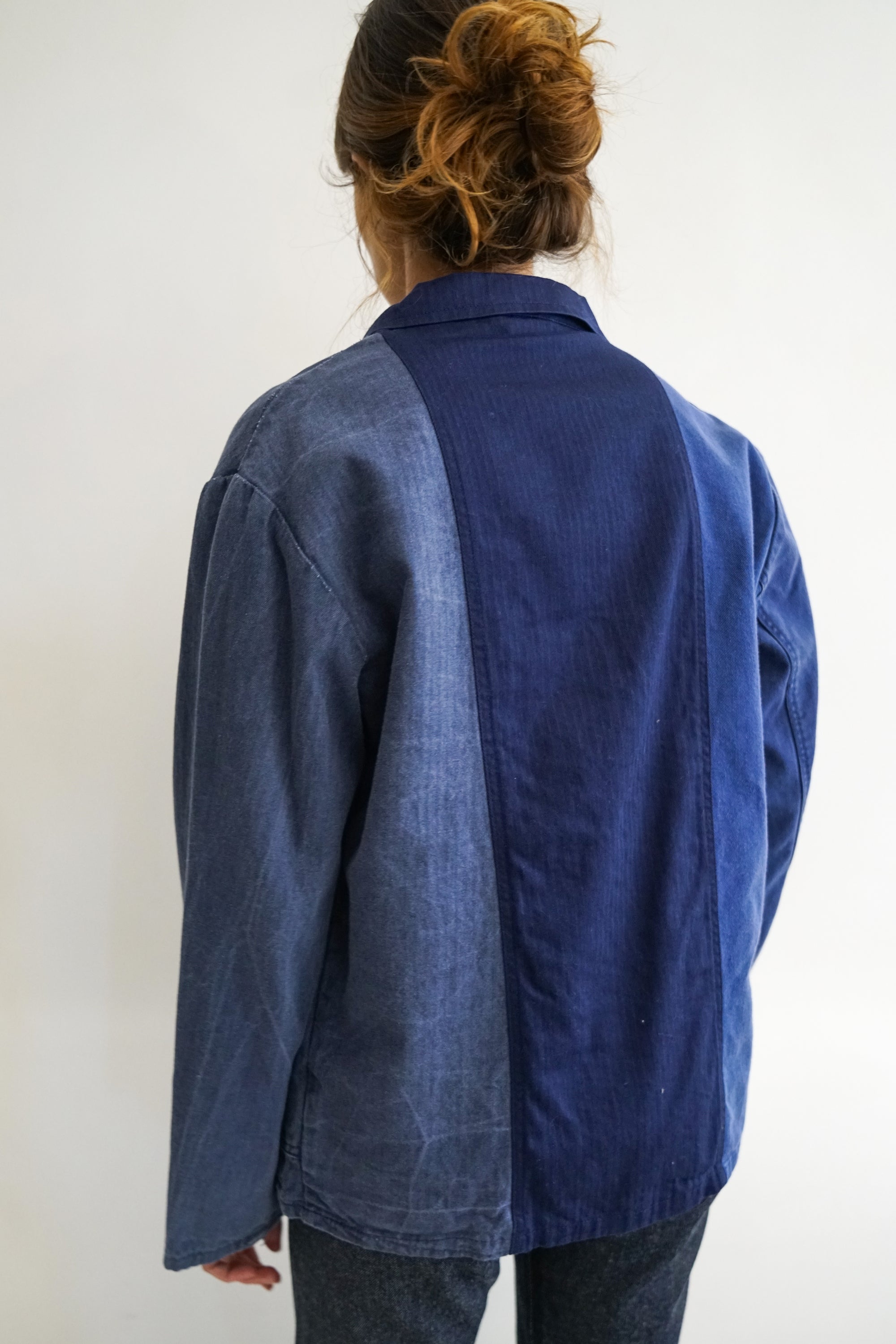Repaired + Reworked Vintage Euro Workwear Jacket