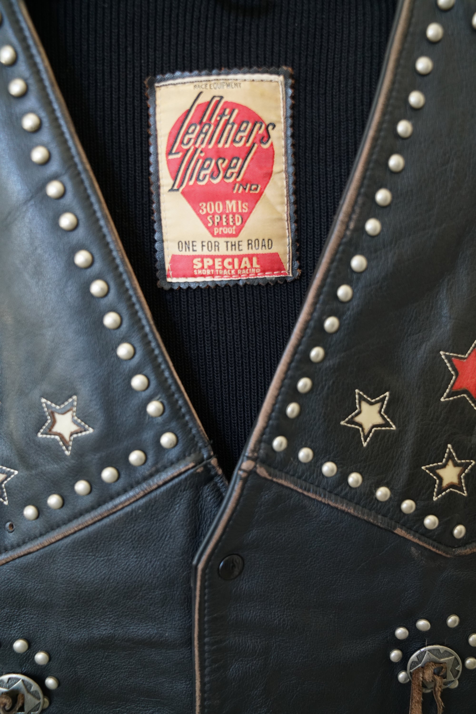 90s Diesel Western Leather Vest