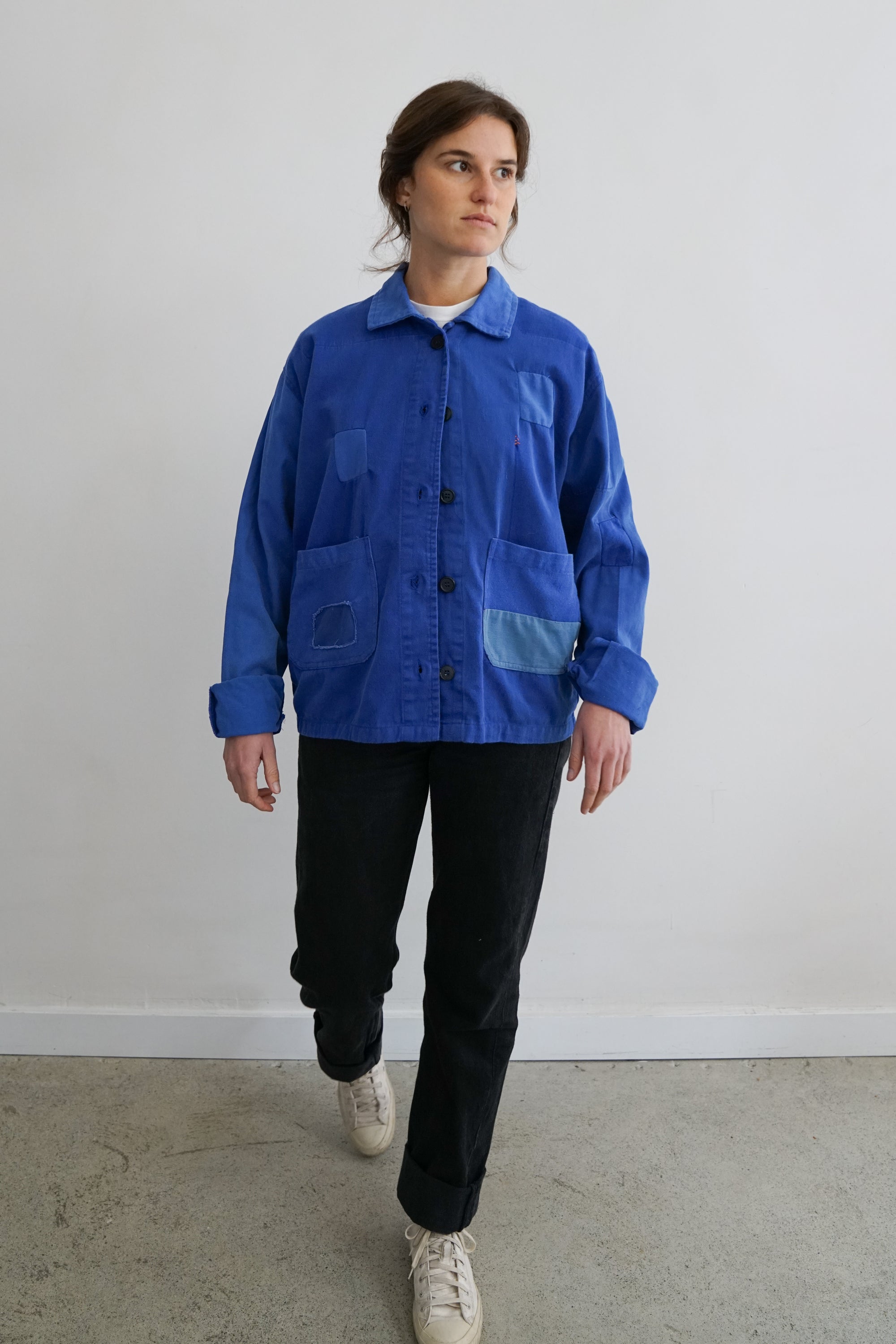 Repaired Vintage French Workwear Jacket