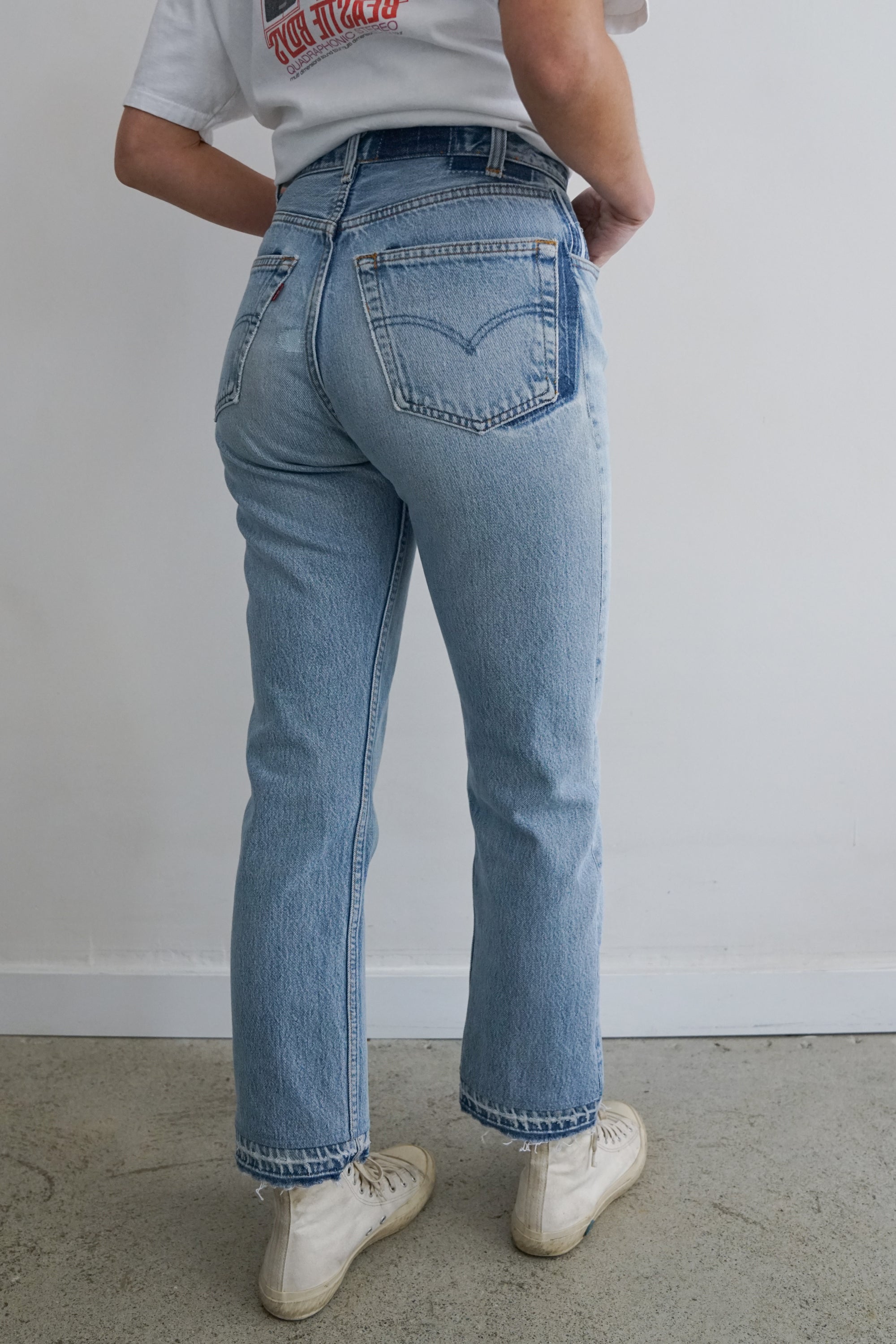 Reworked + Repaired Levis 501 27W