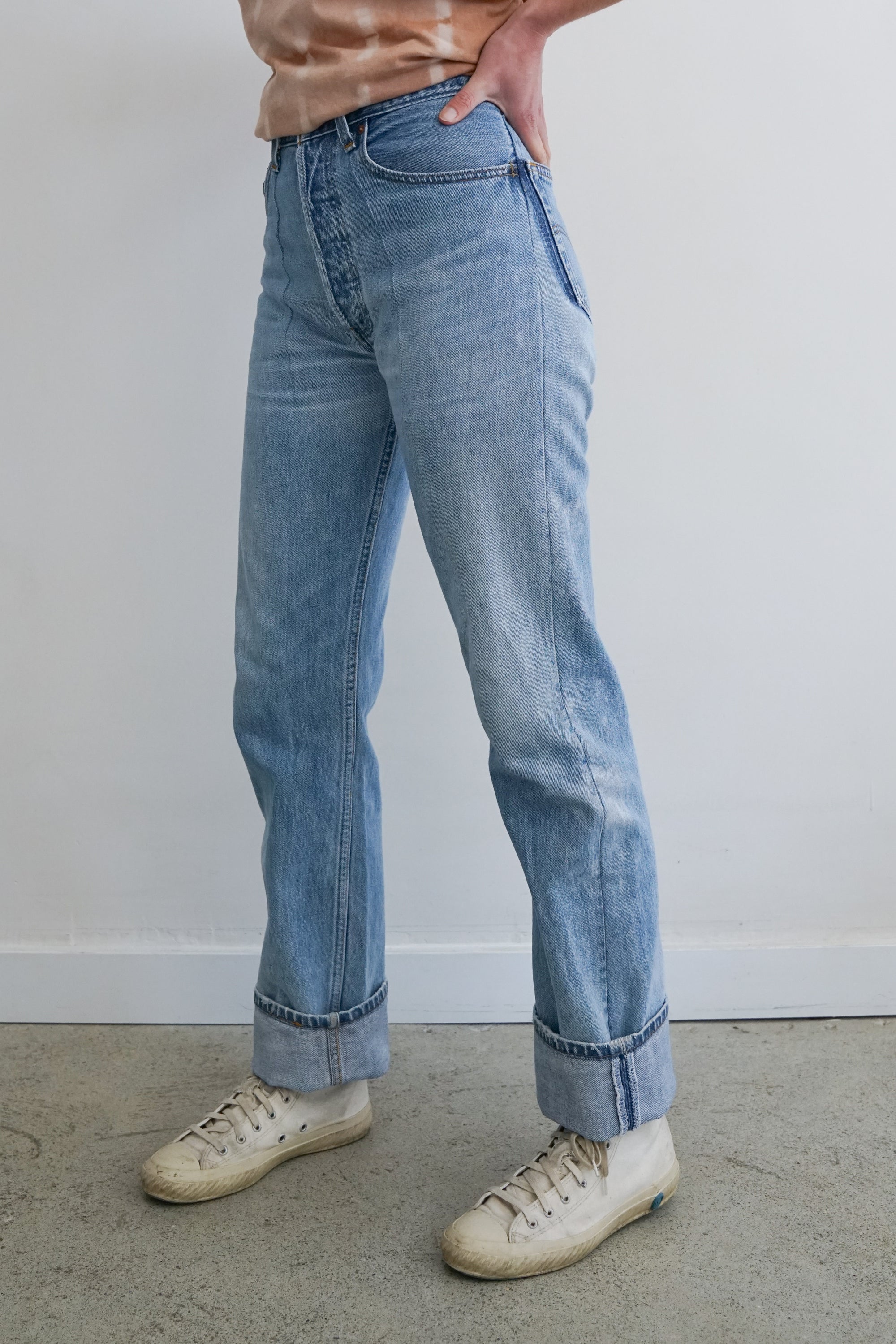 Reworked + Repaired Levis 501 26W