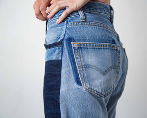 Reworked and Repaired Denim 28W
