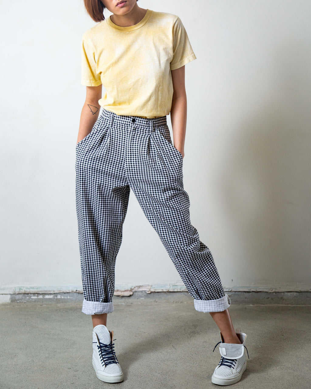 Houndstooth Chef Pant 27W