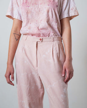 Avocado Dyed Pleated Pant 30W