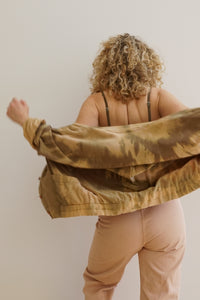 Reverse Dye Silk Cardigan
