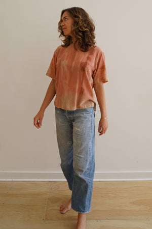 Hand Painted Silk T-Shirt