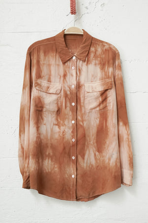 Hand Painted Silk Blouse