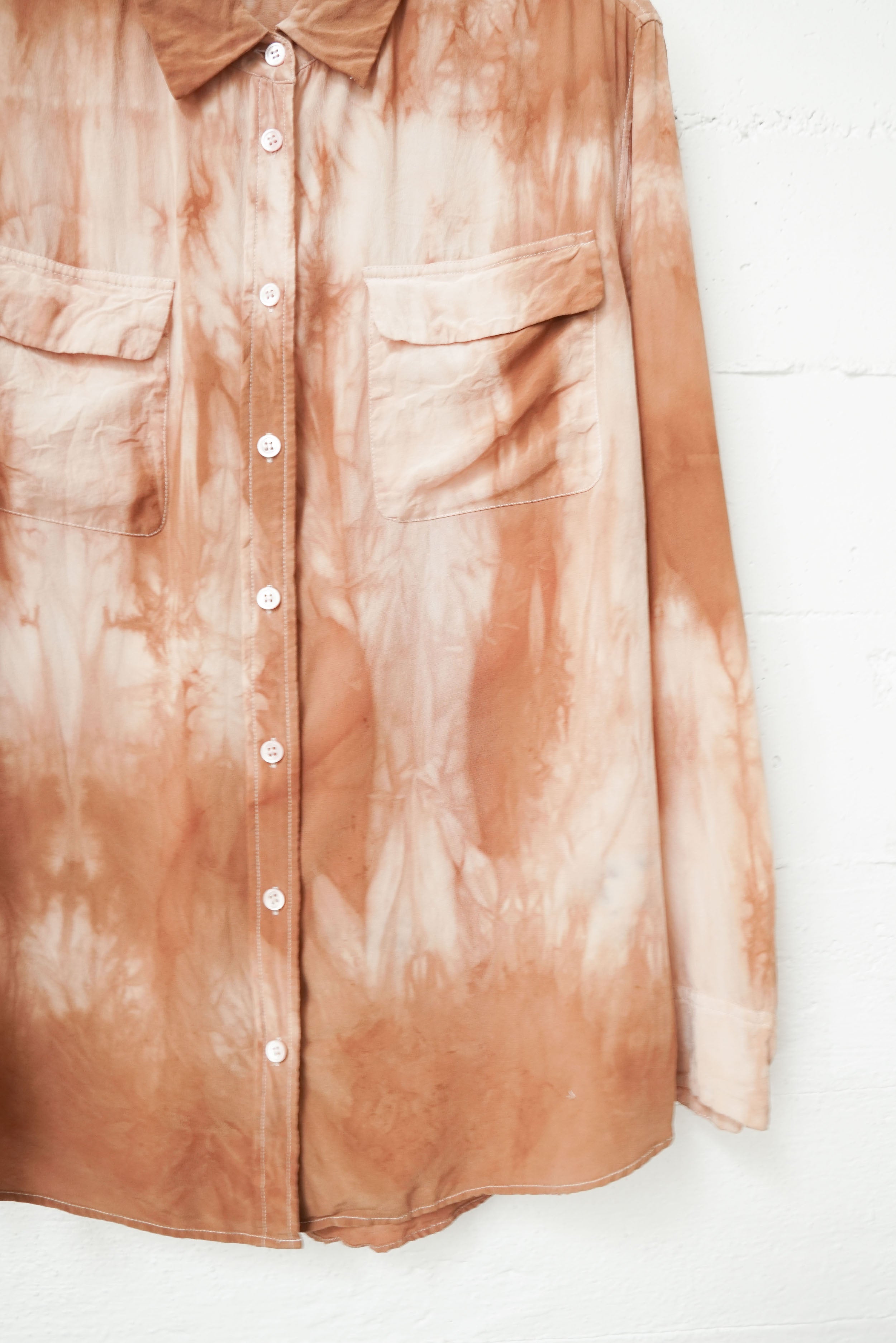 Hand Painted Silk Blouse