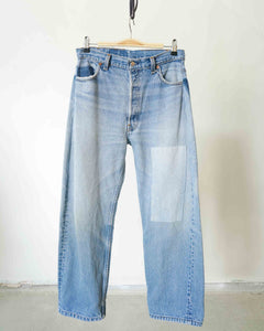 Reworked and Repaired Denim 28W