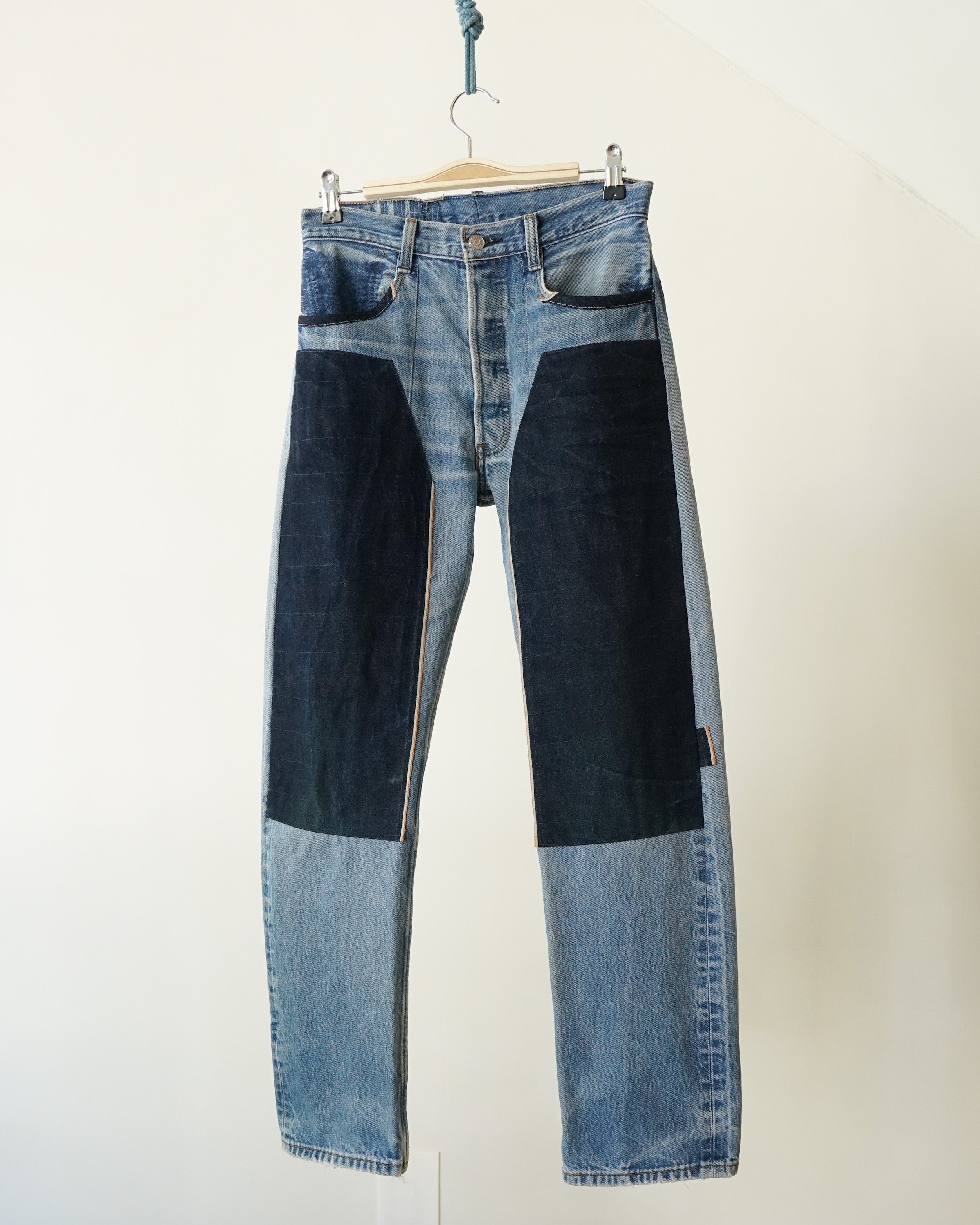 Reworked and Repaired Denim 28W