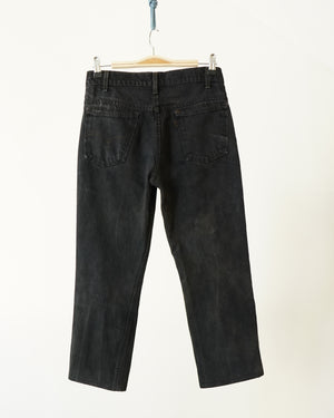 Reworked Repaired + Naturally Dyed Denim 26W