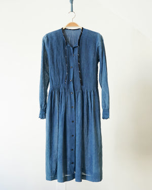Reworked, Indigo-Dyed Prairie Dress