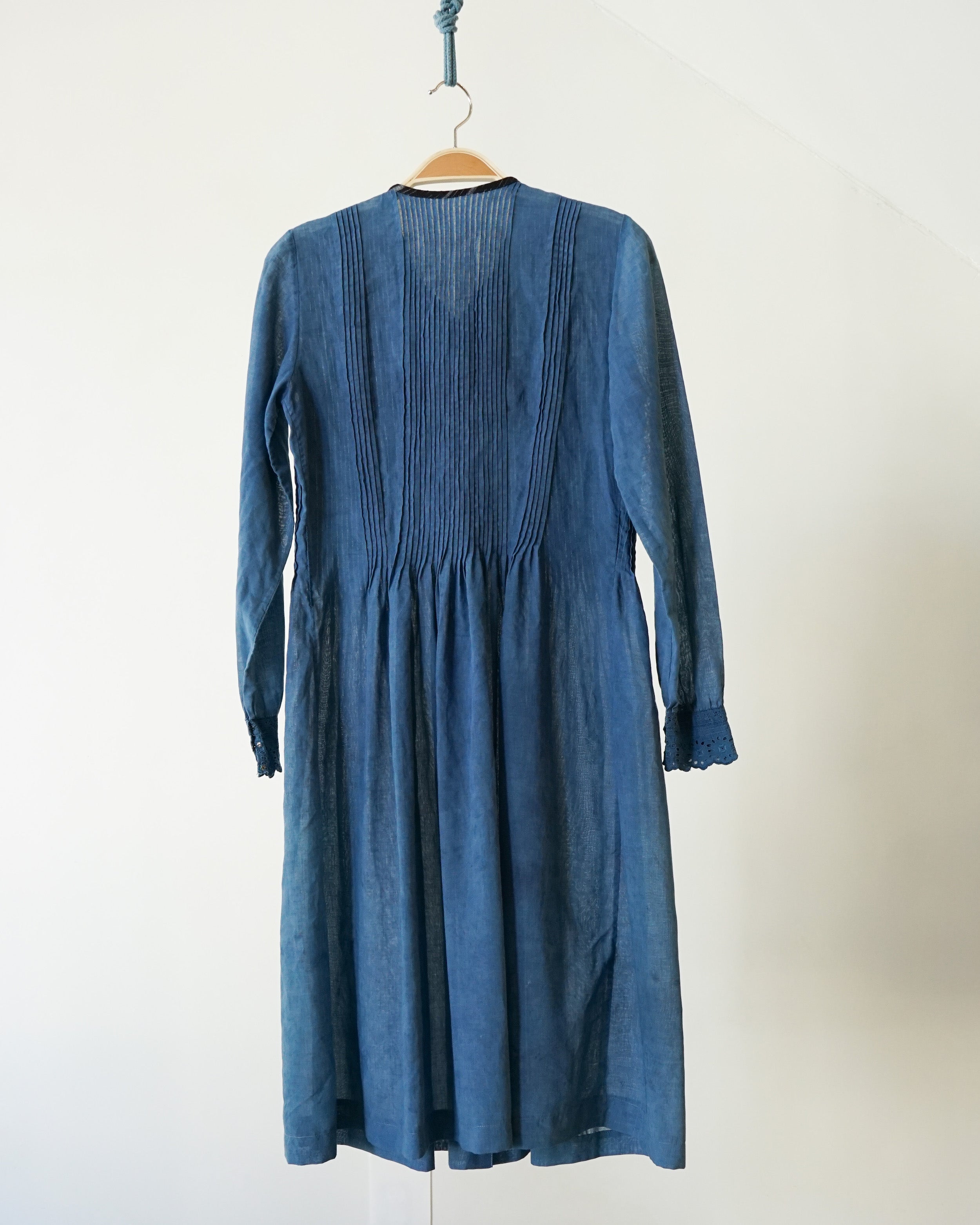Reworked, Indigo-Dyed Prairie Dress