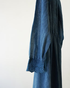 Reworked, Indigo-Dyed Prairie Dress